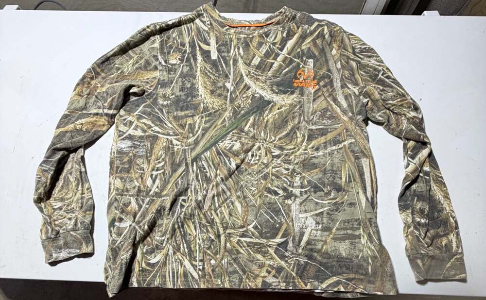 Realtree Max-5 Camo Long Sleeve Shirt Size XL